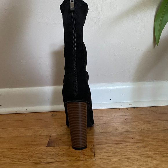 Nastygal Vegan Suede Sock Boot - Picture 3 of 4